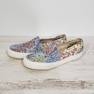 Keds  Rifle Paper Co  Floral Slip-on Sneaker  Women's Size 9 excellent condition